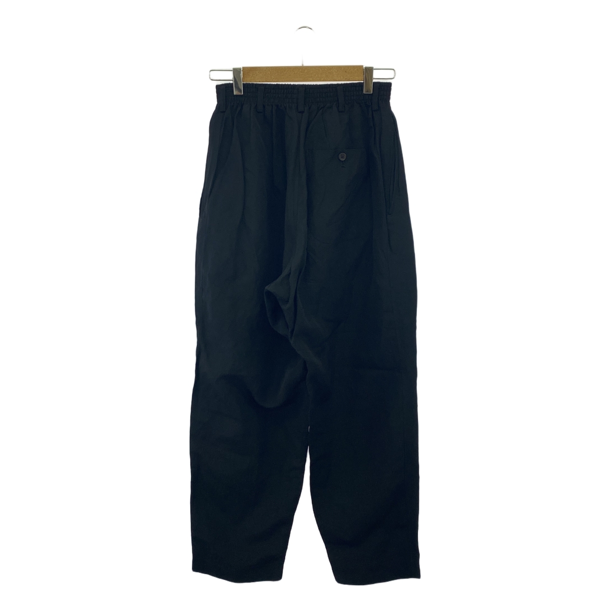 YOHJI YAMAMOTO POUR HOMME / ヨウジヤマモトプールオム | 1980s | 丸文字タグ ラミーレーヨン テーパードパンツ | S | メンズ