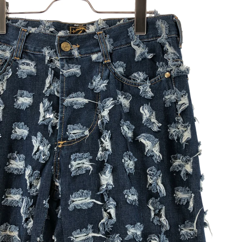 Vivienne Westwood ANGLOMANIA / ヴィヴィアンウエストウッドアングロマニア | 1990s | カット＆スラッシュ ストレートデニムパンツ | 32 | メンズ