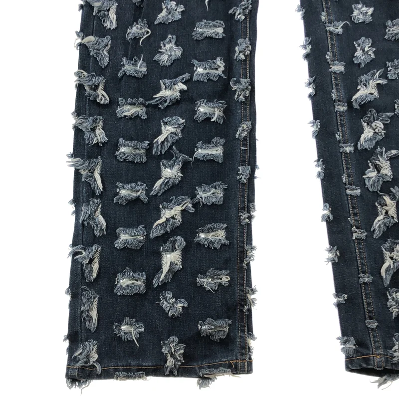 Vivienne Westwood ANGLOMANIA / ヴィヴィアンウエストウッドアングロマニア | 1990s | カット＆スラッシュ ストレートデニムパンツ | 32 | メンズ