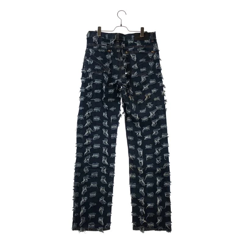 Vivienne Westwood ANGLOMANIA / ヴィヴィアンウエストウッドアングロマニア | 1990s | カット＆スラッシュ ストレートデニムパンツ | 32 | メンズ