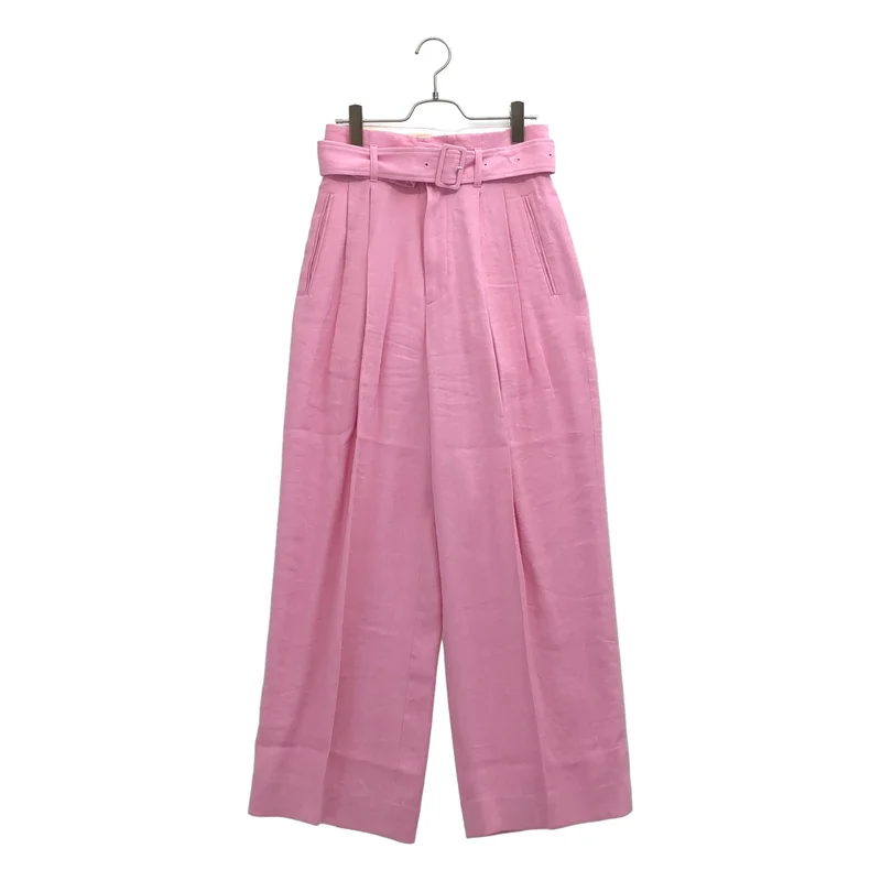 BEIGE， / ベイジ | ベルテッド ワイドパンツ | 2 | レディース