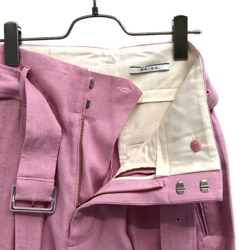 BEIGE， / ベイジ | ベルテッド ワイドパンツ | 2 | レディース