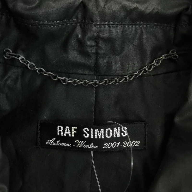 RAF SIMONS / ラフシモンズ | 2001AW | RIOT期 オイルドコーティング ステンカラーコート |