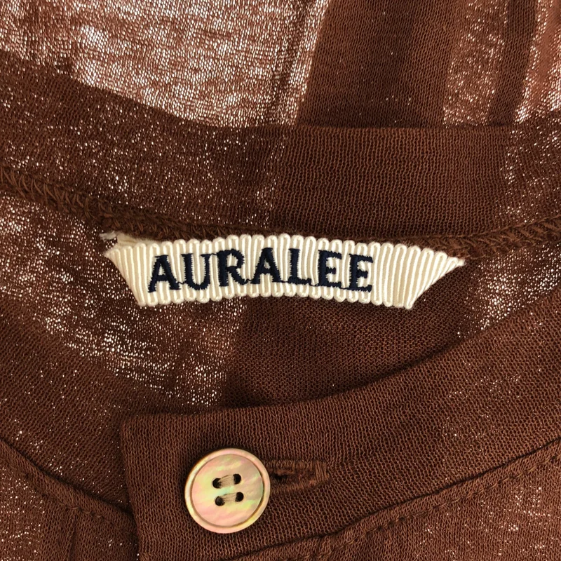 AURALEE / オーラリー | 2023SS | HARD TWIST COTTON GAUZE CARDIGAN カーディガン | 1 | レディース