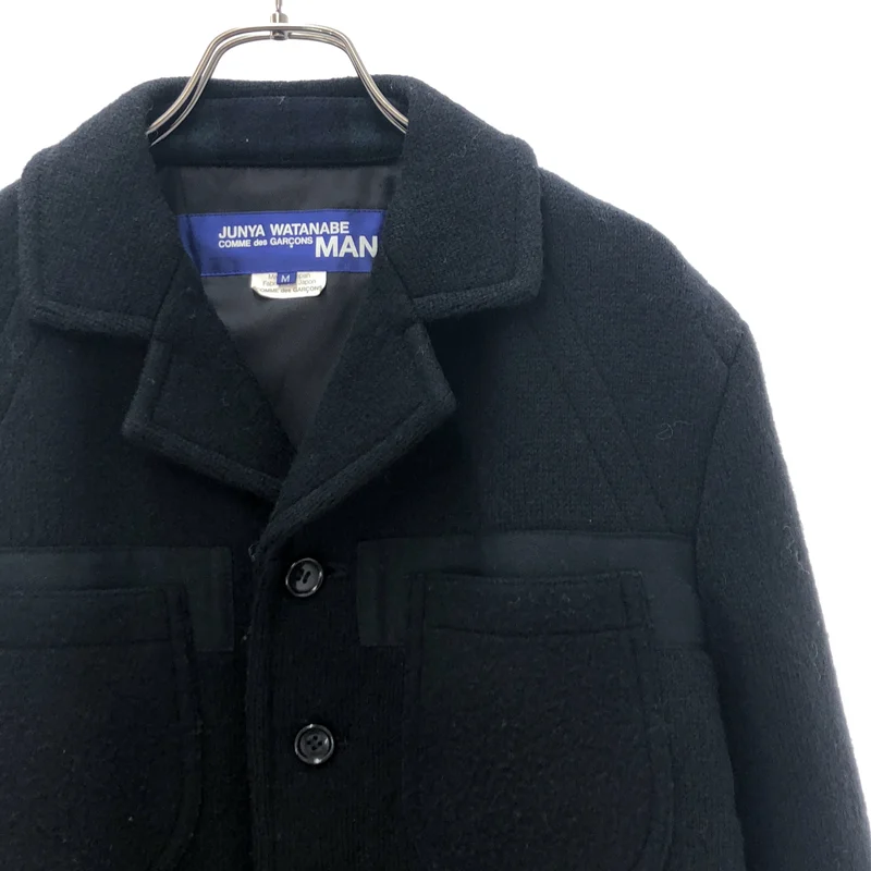 JUNYAWATANABE COMMEdesGARCONS MAN / ジュンヤワタナベマン | 2011AW | ウール チェック エルボーパッチ ジャケット | M | メンズ