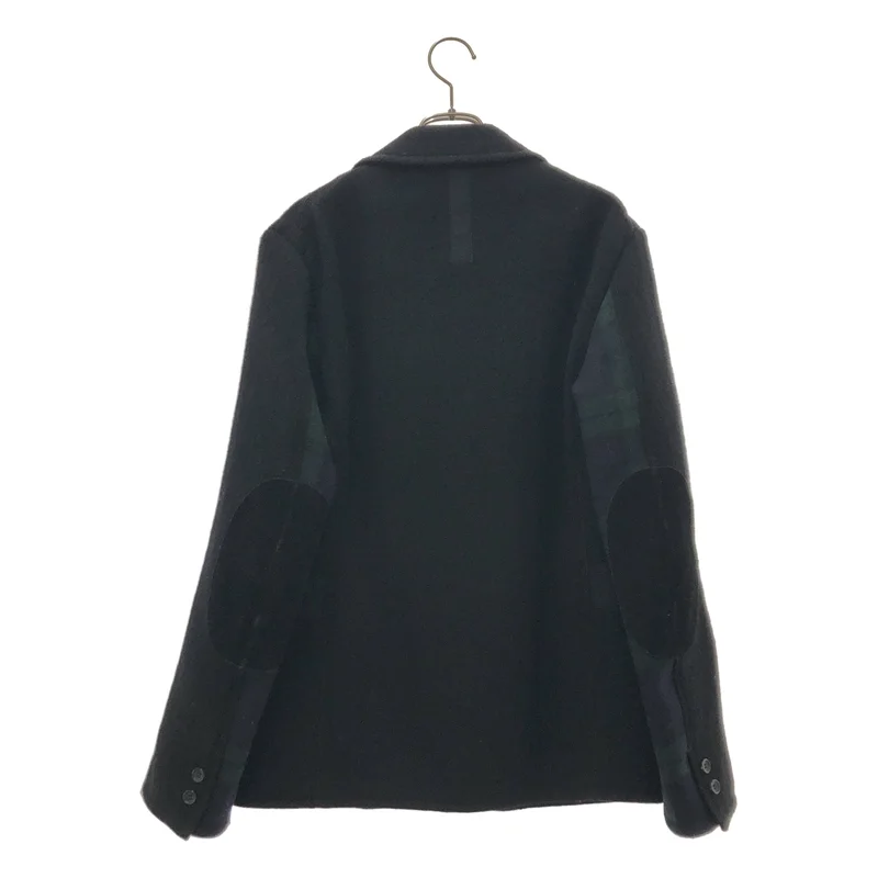 JUNYAWATANABE COMMEdesGARCONS MAN / ジュンヤワタナベマン | 2011AW | ウール チェック エルボーパッチ ジャケット | M | メンズ