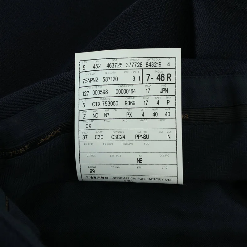 Ermenegildo Zegna / エルメネジルドゼニア | COUTURE ウール シルク 2タック テーパードスラックス | 46 | メンズ