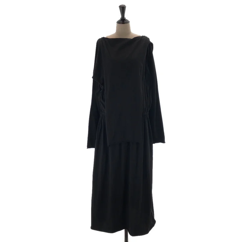MM6 Maison Margiela / エムエムシックスメゾンマルジェラ | コットン プルオーバー ロングワンピース | S | レディース