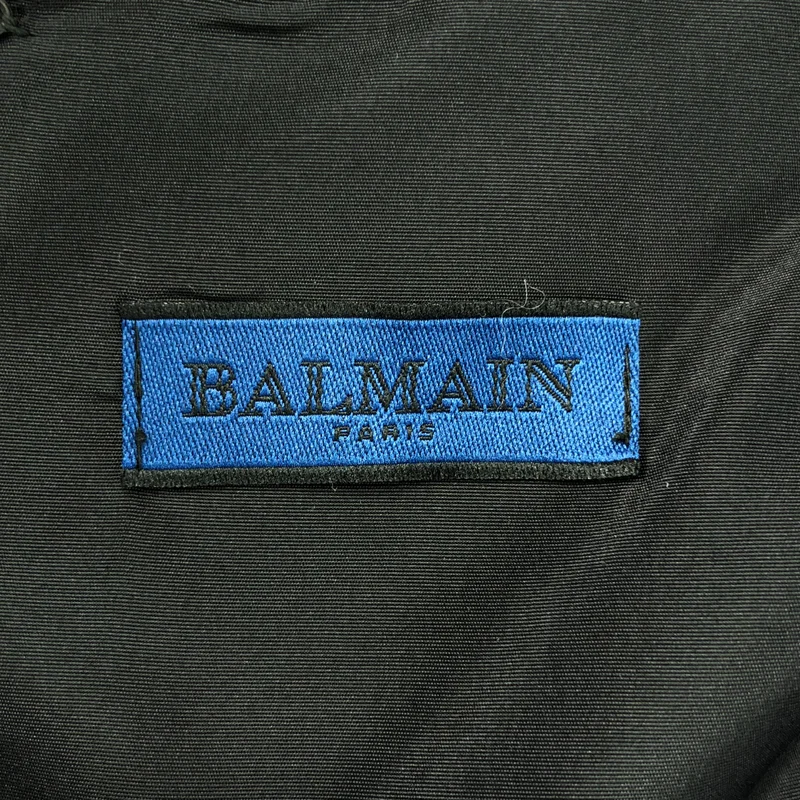 BALMAIN / バルマン | アセテート シルク バックジップ ボリューム スカート | 38 | レディース