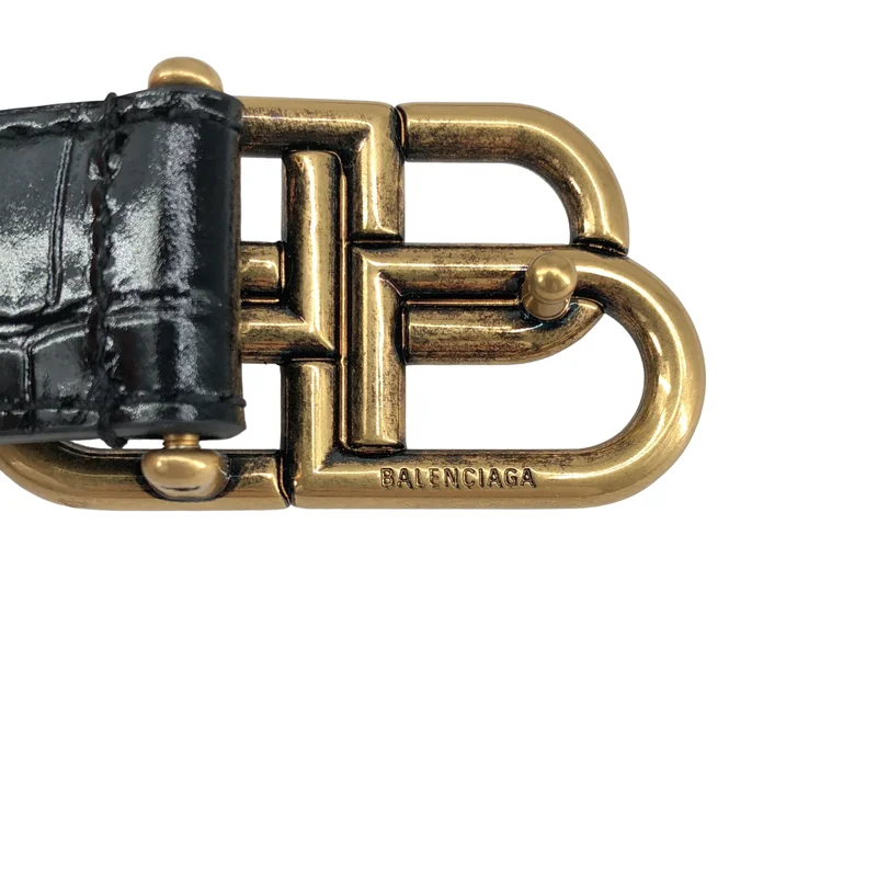 BALENCIAGA / バレンシアガ | BBロゴ ベルト 581690 | 75 | その他