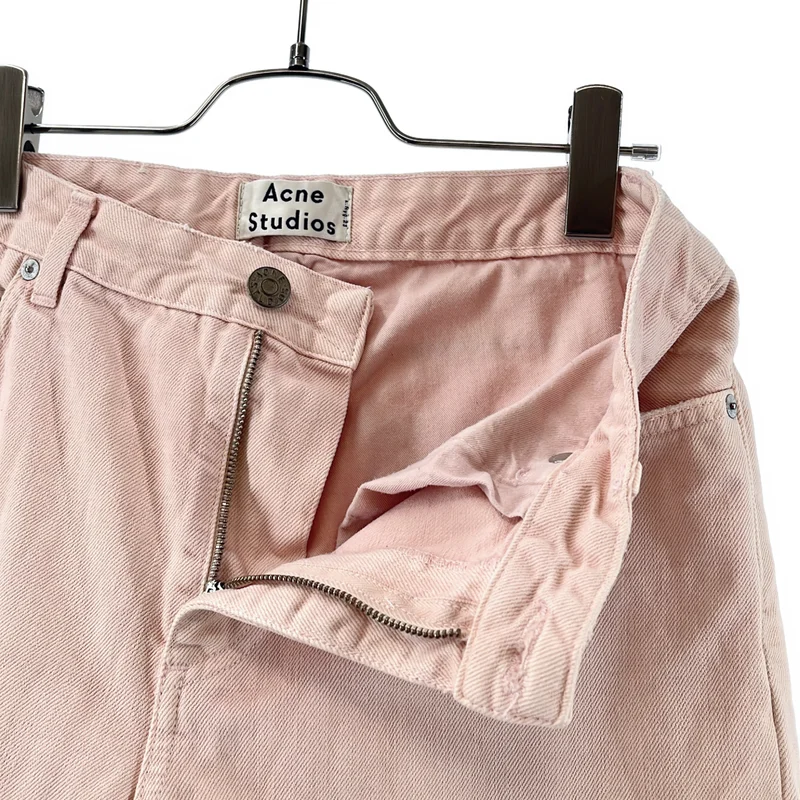 Acne Studios / アクネストゥディオズ | POP PINK TRASH ダメージ加工 デニムパンツ | 34 | レディース