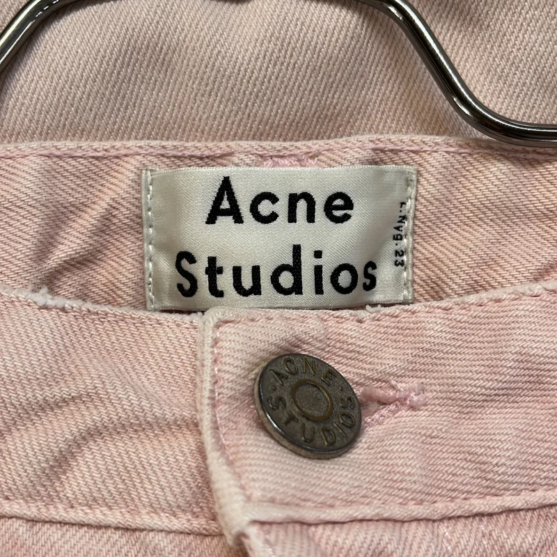 Acne Studios / アクネストゥディオズ | POP PINK TRASH ダメージ加工 デニムパンツ | 34 | レディース
