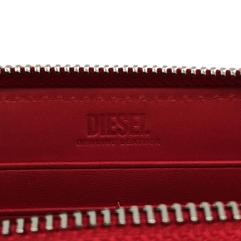 DIESEL / ディーゼル | レザー エンボス Dロゴ 長財布 |
