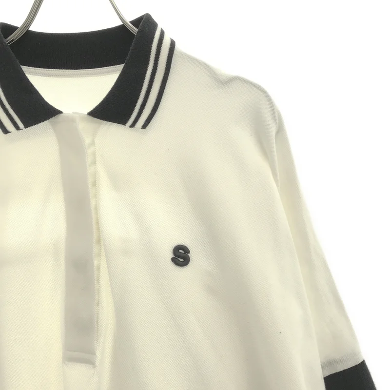 sacai / サカイ | Pique Polo Shirt ポロシャツ_半袖 22-05980 | 3 | レディース