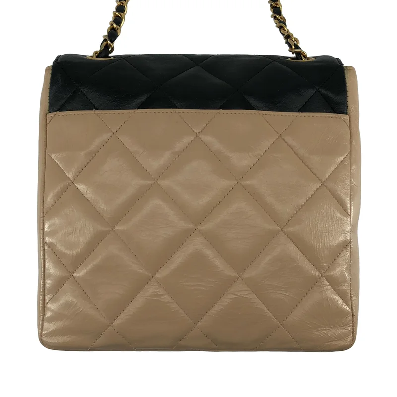 CHANEL / シャネル | ラムスキン マトラッセ チェーン バッグ |