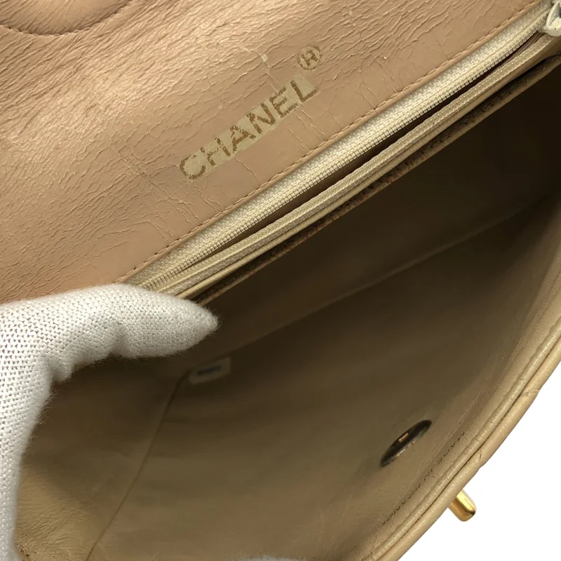 CHANEL / シャネル | ラムスキン マトラッセ チェーン バッグ |