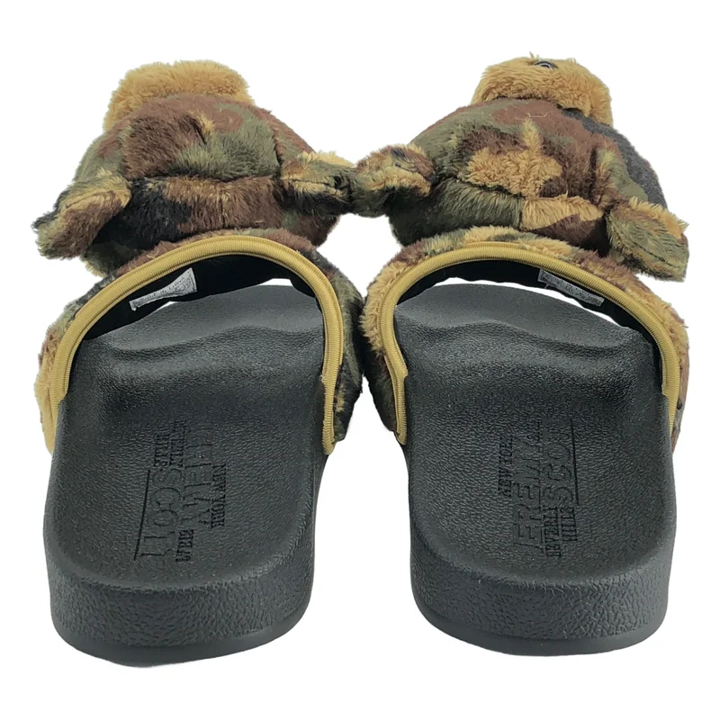 adidas / アディダス | × JEREMY SCOTTJS / ジェレミースコット / ADILETTE TEDDY / アディレッタ テディベア レザーサンダル | 25.5 | メンズ