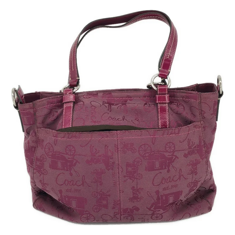 COACH / コーチ | キャンバス 馬車 ターンロック ショルダーバッグ |