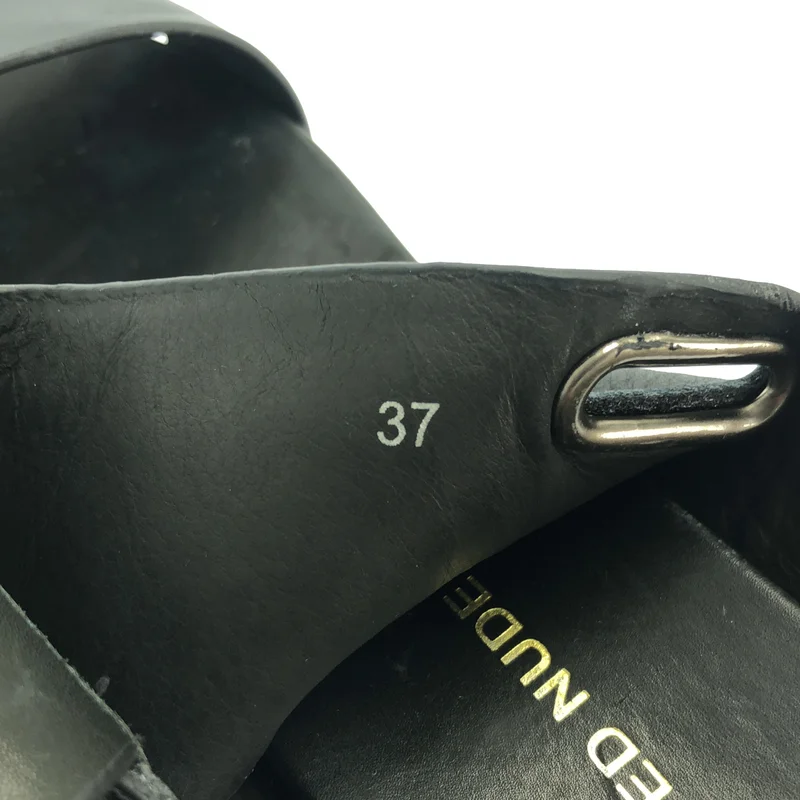 UNITED NUDE / ユナイテッドヌード | Nana レザー ウェッジソール スクエアトゥサンダル | 37 | レディース