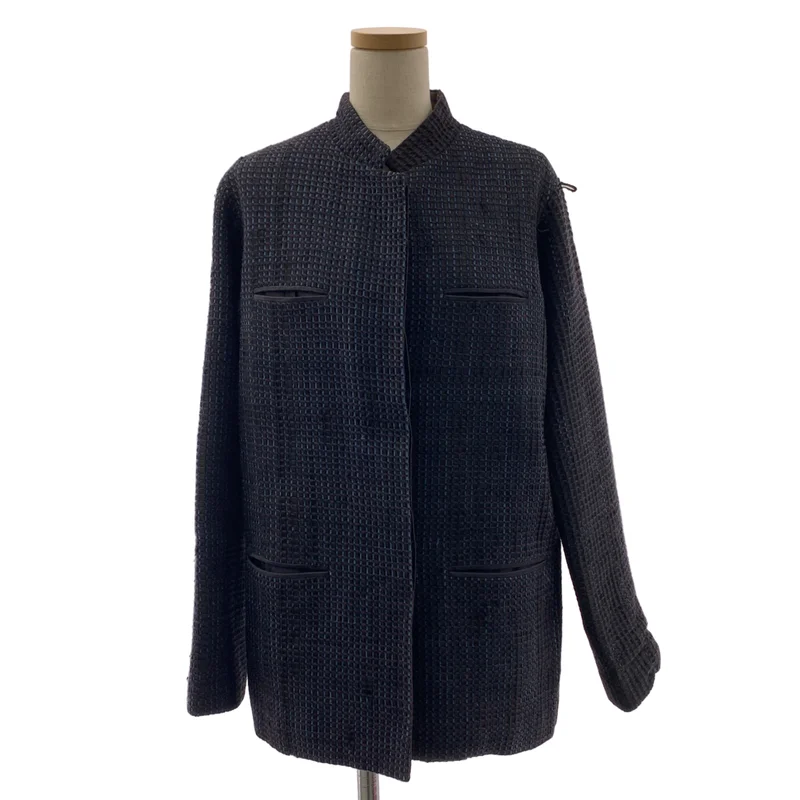 ISSEY MIYAKE PERMANENTE / イッセイミヤケペルマネンテ | 1997AW | バックアジャスター スタンドネック ジャケット / 総裏地 | 2 | レディース