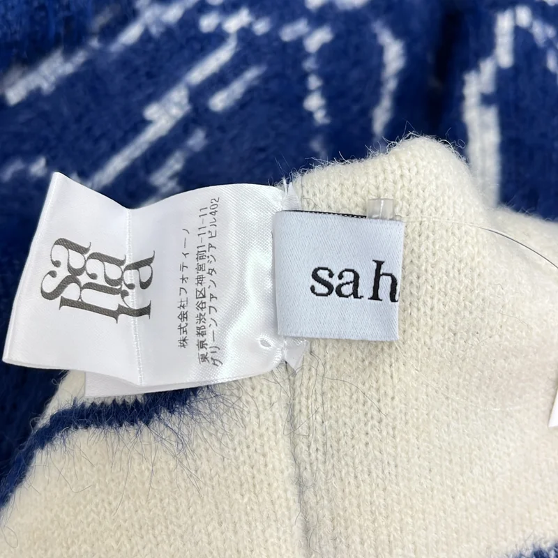 sahara / サハラ | Reversible Jacquard Knit / リバーシブル ジャガードニット |