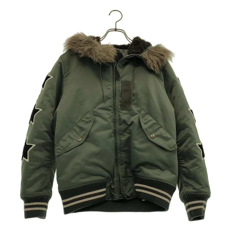 ヒステリックグラマー　N2B フライトジャケット ファー付き HYSTERIC GLAMOUR / ヒステリックグラマー | プリマロフト エア