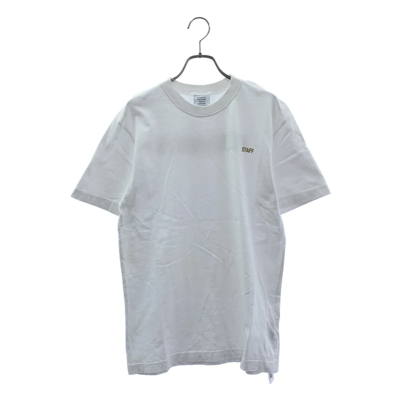 VETEMENTS / ヴェトモン | STAFF TEE / スタッフ 両面プリント ロゴ Tシャツ カットソー | M | メンズ