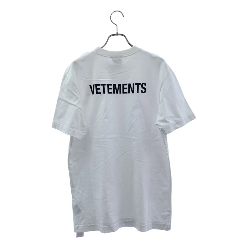 VETEMENTS / ヴェトモン | STAFF TEE / スタッフ 両面プリント ロゴ Tシャツ カットソー | M | メンズ