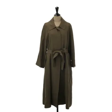 Curensology / カレンソロジー | Peach Trench Stepped Collar Coat