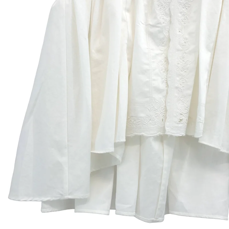 FETICO / フェティコ | 2024AW | OPEN-BACK GATHERED ORGANIC COTTON TOP シャツ | 2 | レディース