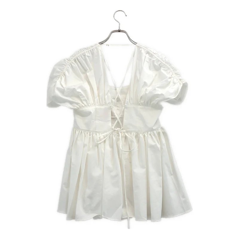 FETICO / フェティコ | 2024AW | OPEN-BACK GATHERED ORGANIC COTTON TOP シャツ | 2 | レディース
