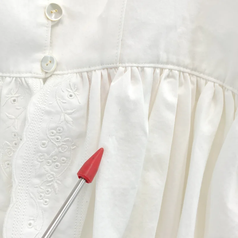 FETICO / フェティコ | 2024AW | OPEN-BACK GATHERED ORGANIC COTTON TOP シャツ | 2 | レディース
