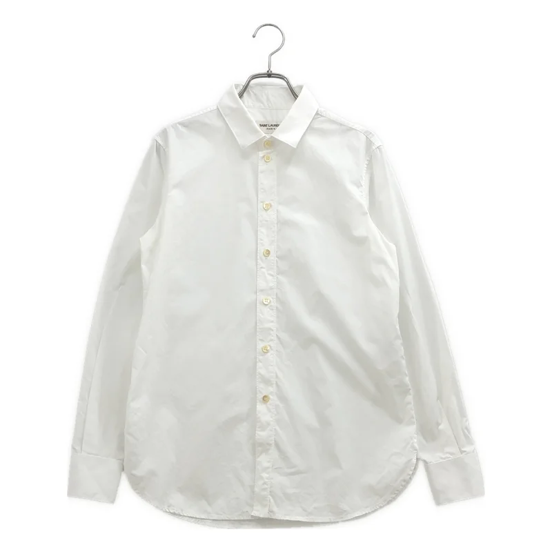 SAINT LAURENT PARIS / サンローランパリ | 2015SS | エディ期 コットン ロングスリーブシャツ | 40 | レディース