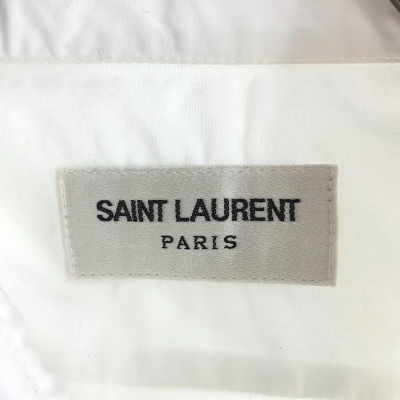 SAINT LAURENT PARIS / サンローランパリ | 2015SS | エディ期 コットン ロングスリーブシャツ | 40 | レディース