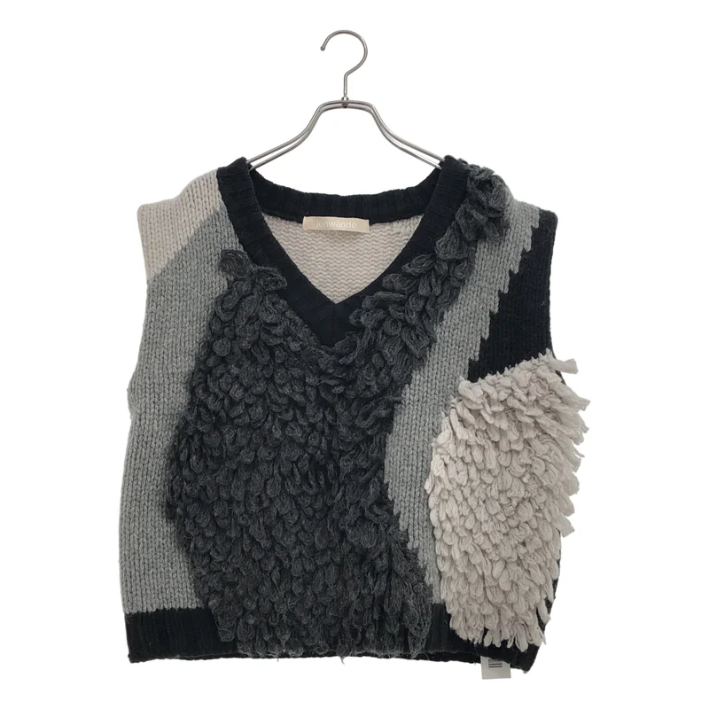 LEINWANDE / ラインヴァンド | Landscape Intarsia Knit Vest ニットベスト 0225030512 | F | レディース