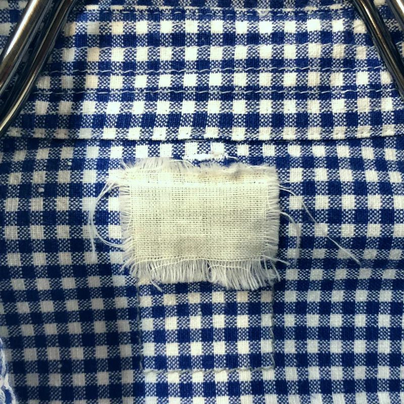 maillot / マイヨ | コットン リネン チェック ボタンダウンシャツ | 0 | レディース