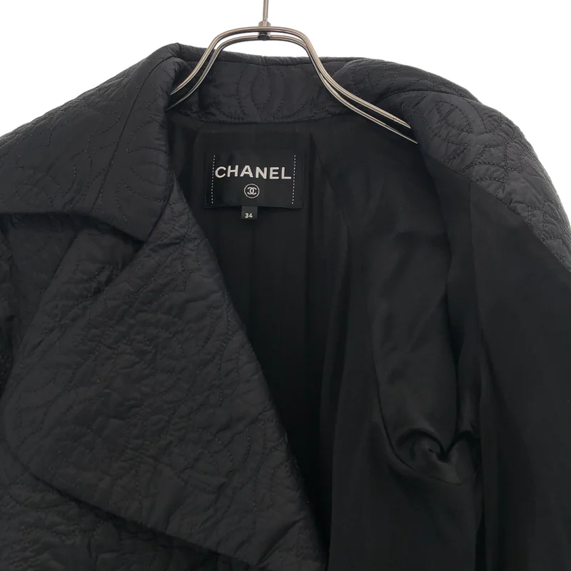 CHANEL / シャネル | ココマーク キルティング ロング トレンチコート | 34 | レディース
