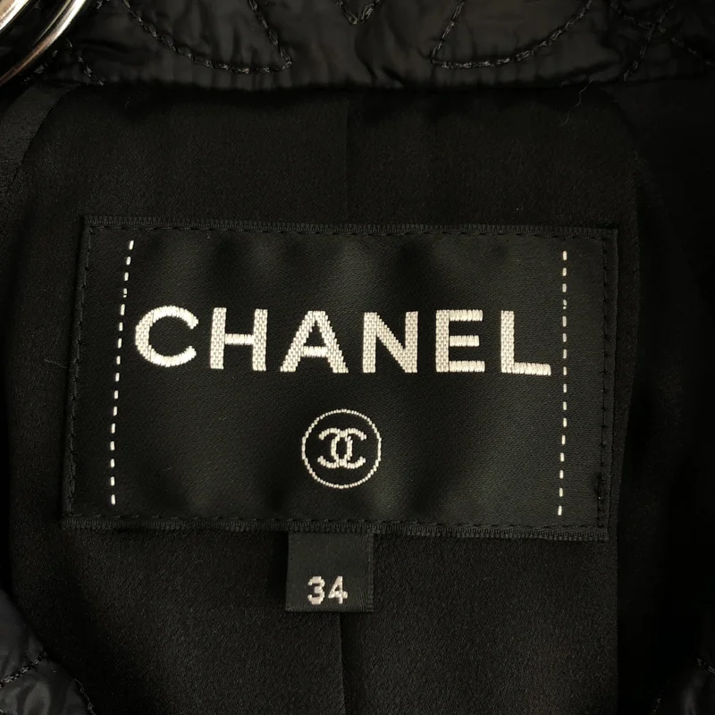 CHANEL / シャネル | ココマーク キルティング ロング トレンチコート | 34 | レディース