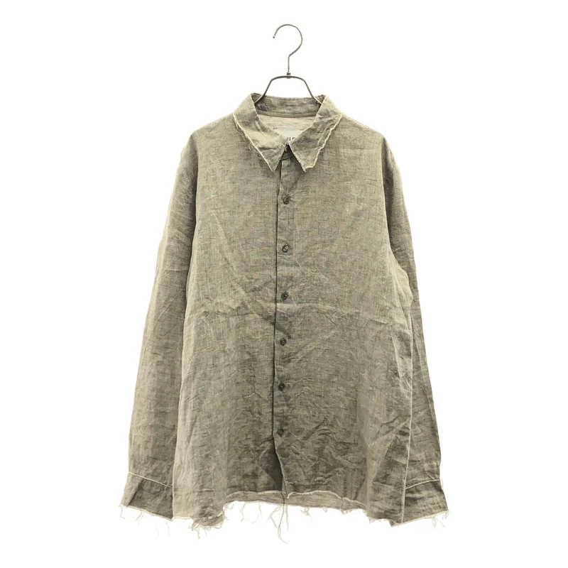 GABRIELA COLL GARMENTS / ガブリエラコールガーメンツ | 2025SS | NO.197 SOLBIATI LINEN SHIRT ソルビアティリネン オーバーサイズシャツ | 5 | メンズ