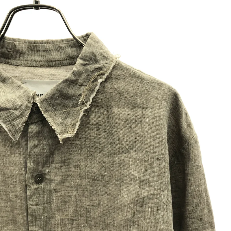 GABRIELA COLL GARMENTS / ガブリエラコールガーメンツ | 2025SS | NO.197 SOLBIATI LINEN SHIRT ソルビアティリネン オーバーサイズシャツ | 5 | メンズ