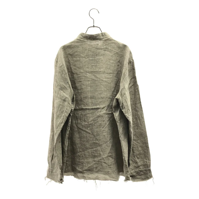 GABRIELA COLL GARMENTS / ガブリエラコールガーメンツ | 2025SS | NO.197 SOLBIATI LINEN SHIRT ソルビアティリネン オーバーサイズシャツ | 5 | メンズ