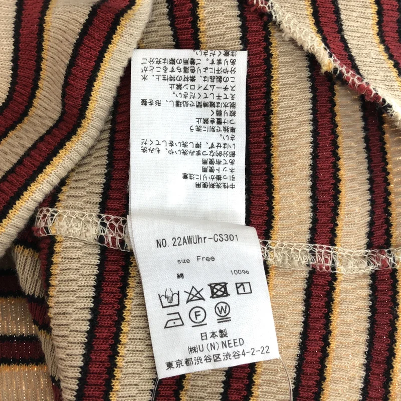 Uhr / ウーア | Tシャツ_長袖 22AWUhr-CS301 | F | レディース