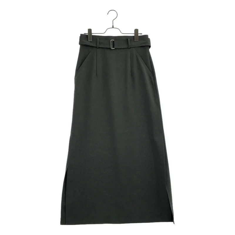 foufou / フーフー | semi-tight skirt  / ベルテッド セミタイトスカート | 1 | レディース