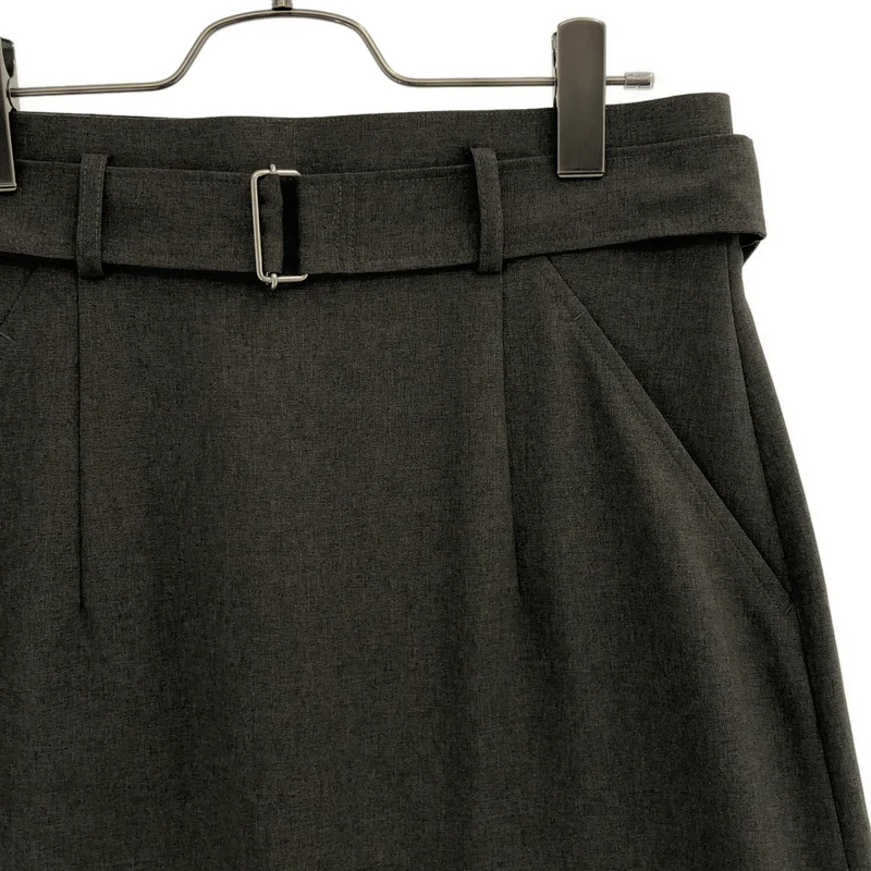 foufou / フーフー | semi-tight skirt  / ベルテッド セミタイトスカート | 1 | レディース