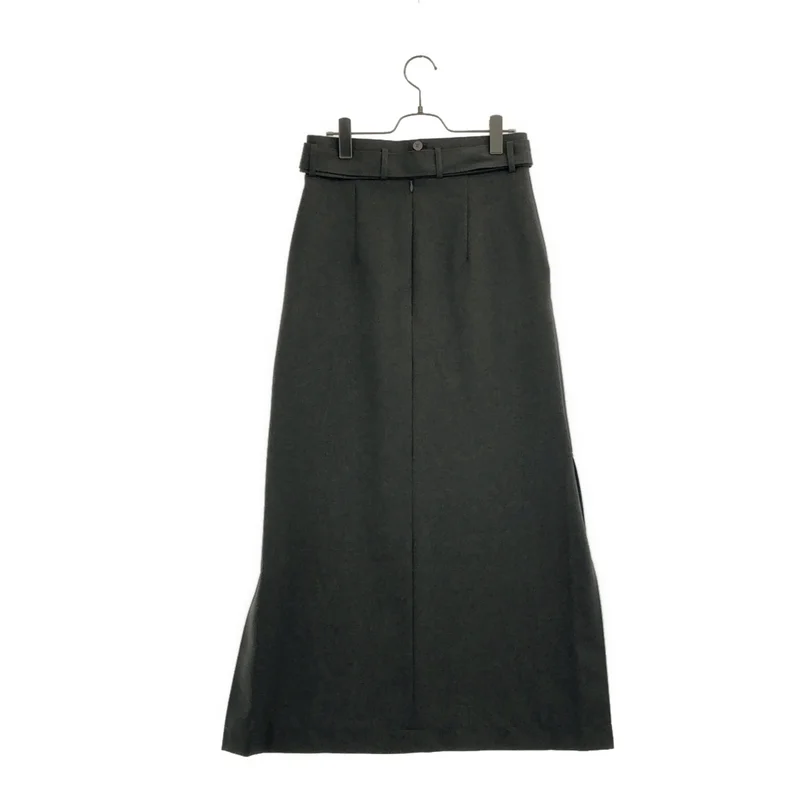 foufou / フーフー | semi-tight skirt  / ベルテッド セミタイトスカート | 1 | レディース