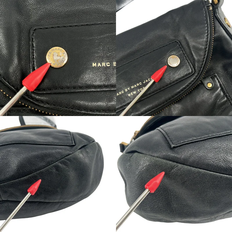 MARC BY MARC JACOBS / マークバイマークジェイコブス | フラップ レザー ショルダーバッグ |