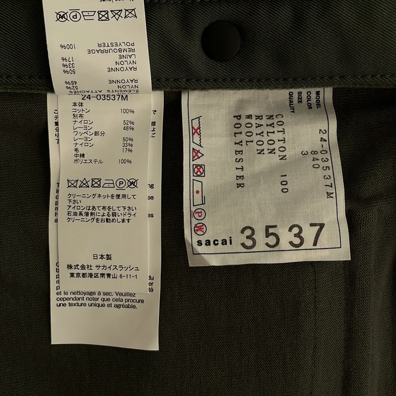 sacai / サカイ | × Spiewak ポケット ワイド カットソー | 3 | レディース