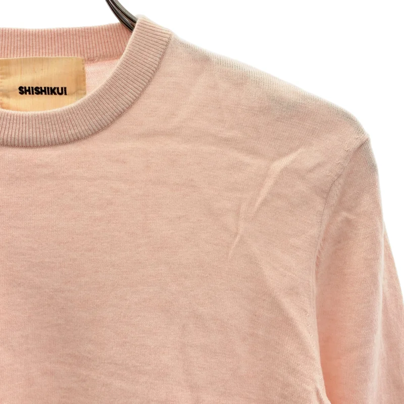 THE SHISHIKUI / シシクイ | コットン カシミヤ クロップド カットソー | F | レディース