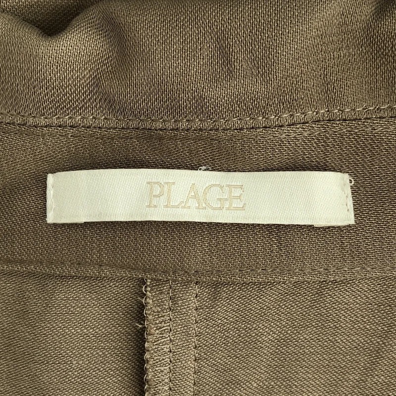 Plage / プラージュ | 2026SS | fibril linen混 relax ジャケット |