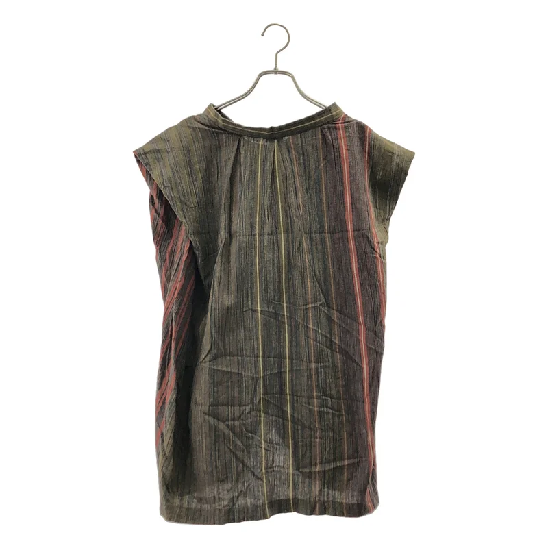 ISSEY MIYAKE / イッセイミヤケ | 筆タグ / コットン リネン スリット スカート | 9 | レディース